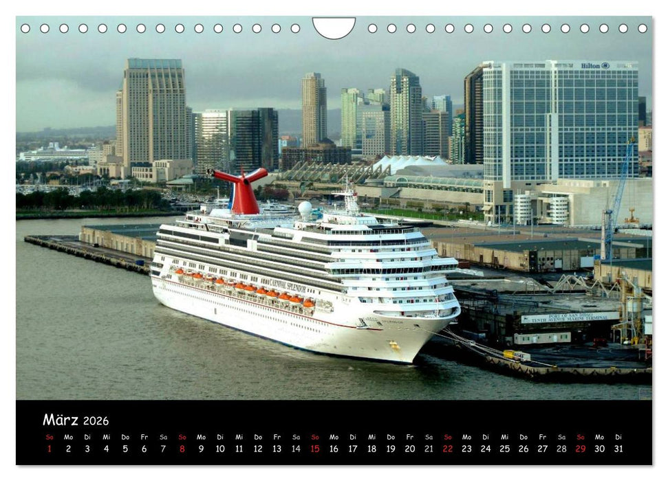 Kreuzfahrt erleben (CALVENDO Wandkalender 2026)