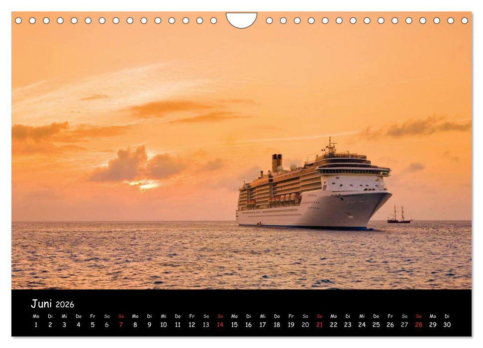 Kreuzfahrt erleben (CALVENDO Wandkalender 2026)