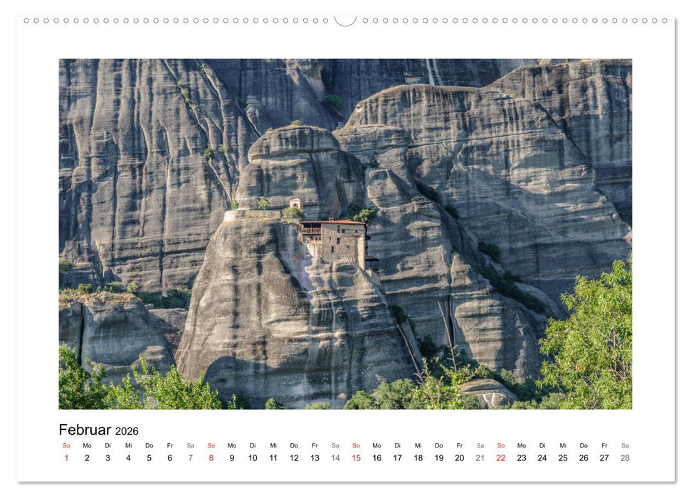 Nordgriechenland – Pilion, Meteora, Sithonia (CALVENDO Wandkalender 2026)