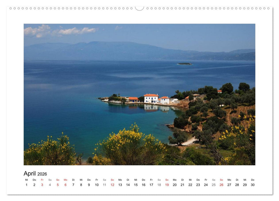 Nordgriechenland – Pilion, Meteora, Sithonia (CALVENDO Wandkalender 2026)