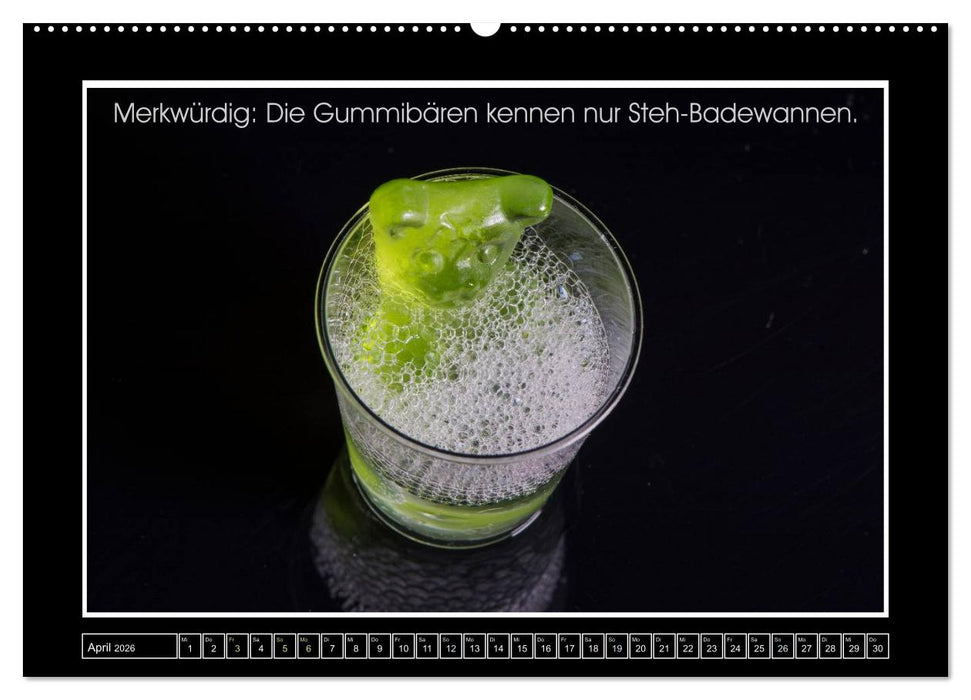 Wissenswertes aus der Welt der Gummibären (CALVENDO Wandkalender 2026)