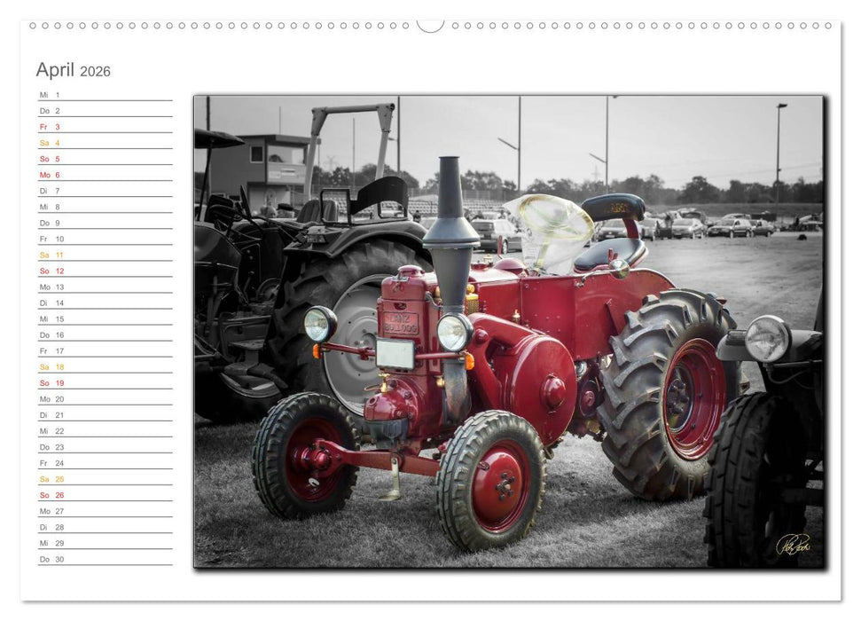 Oldtimer - Trecker Nostalgie (CALVENDO Wandkalender 2026)