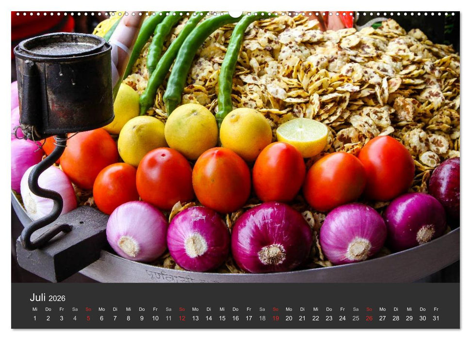 Indien 2026 Tempel, Tiger und Paläste (CALVENDO Premium Wandkalender 2026)