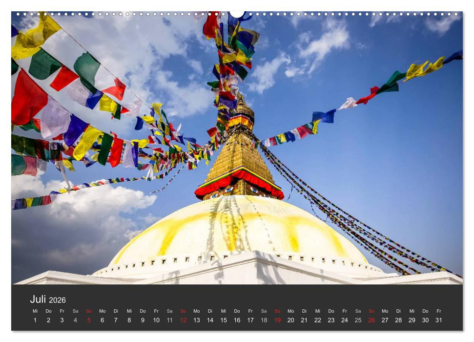 Nepal 2026 - Dem Himmel so nah (CALVENDO Premium Wandkalender 2026)