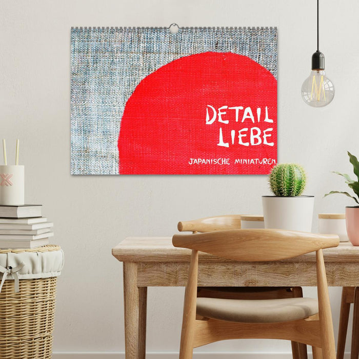 Detail Liebe – Japanische Miniaturen (CALVENDO Wandkalender 2026)