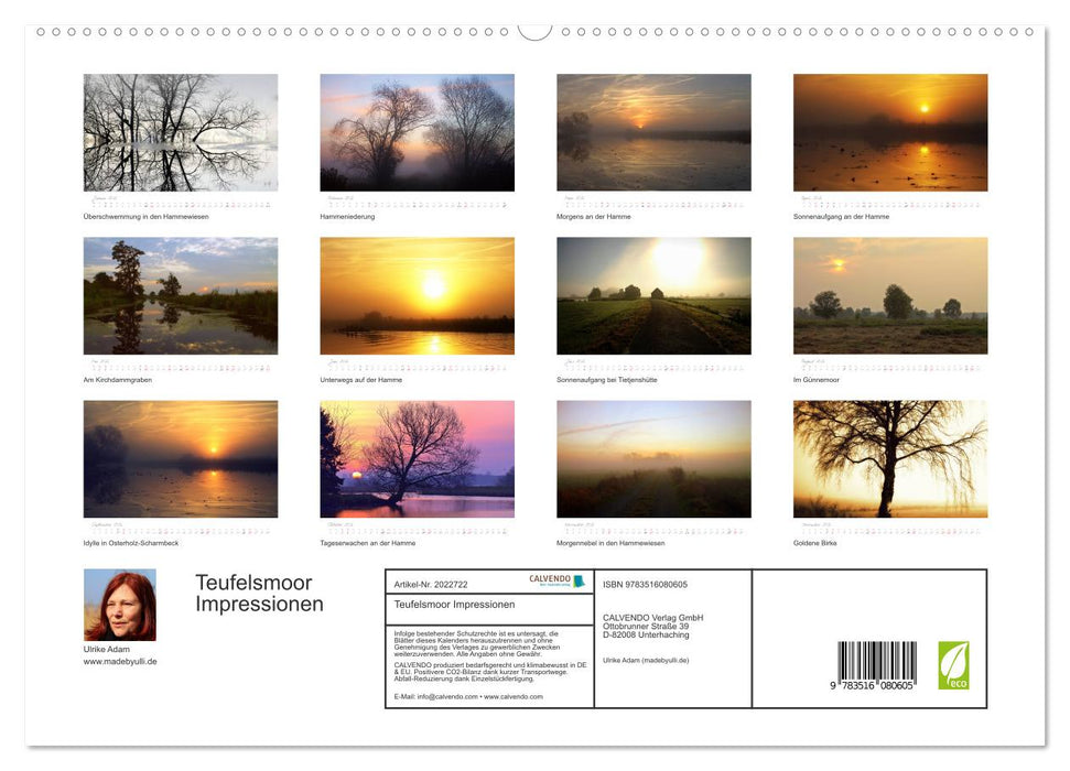 Teufelsmoor Impressionen (CALVENDO Premium Wandkalender 2026)
