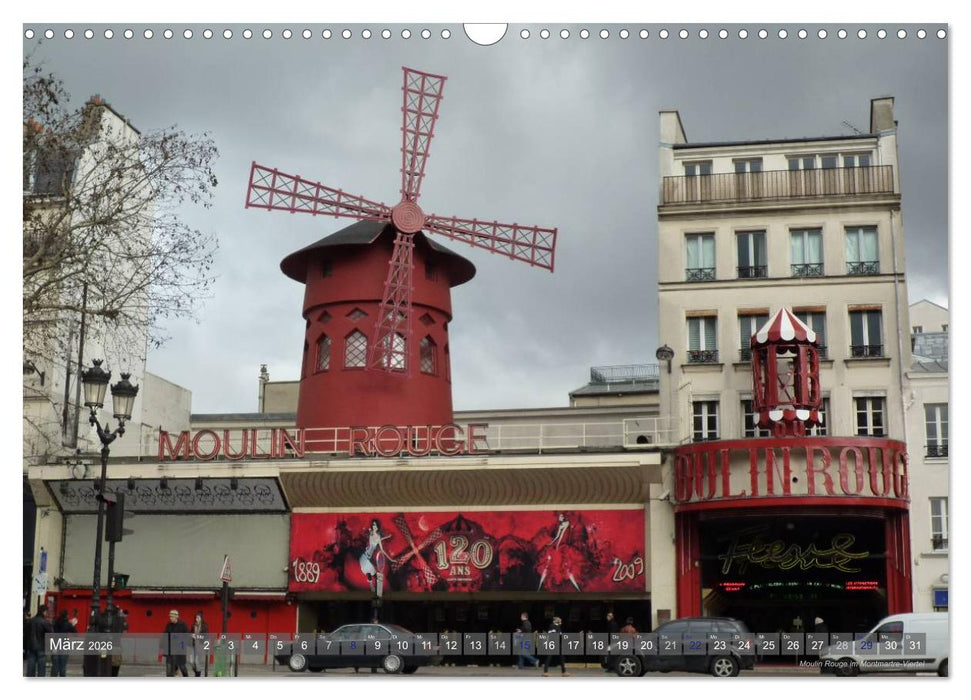 Paris Highlights Wandkalender 2026 DIN A3 quer (CALVENDO Wandkalender 2026)