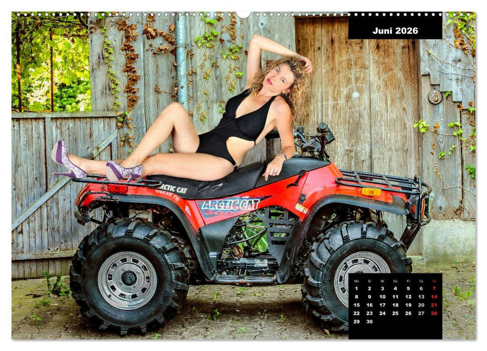 Kurven - Fieber - Modelle und Autos (CALVENDO Premium Wandkalender 2026)
