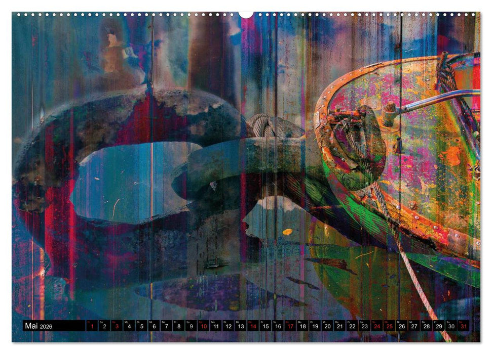 Hamburg Abstrakt (CALVENDO Wandkalender 2026)