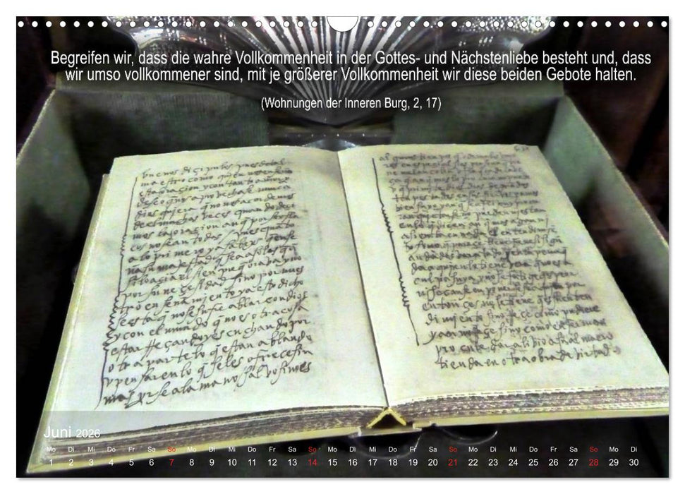 Auf den Spuren der Heilige Teresa von Avila (CALVENDO Wandkalender 2026)