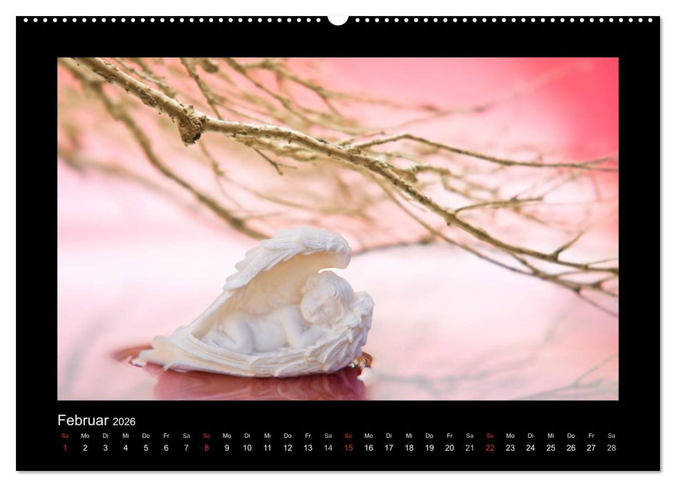 Engel für Glück & Schutz (CALVENDO Premium Wandkalender 2026)