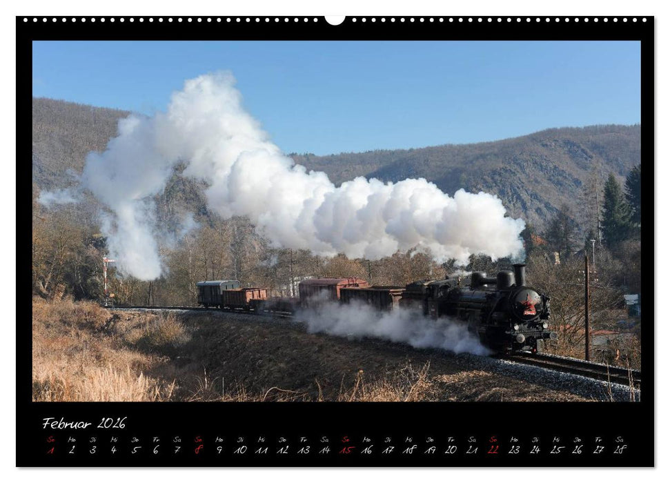 Faszination Dampflokomotive (CALVENDO Premium Wandkalender 2026)