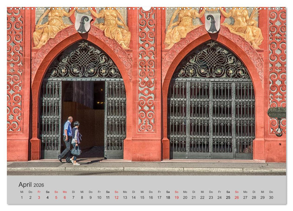 Basel, eine Stadt am Rhein (CALVENDO Premium Wandkalender 2026)