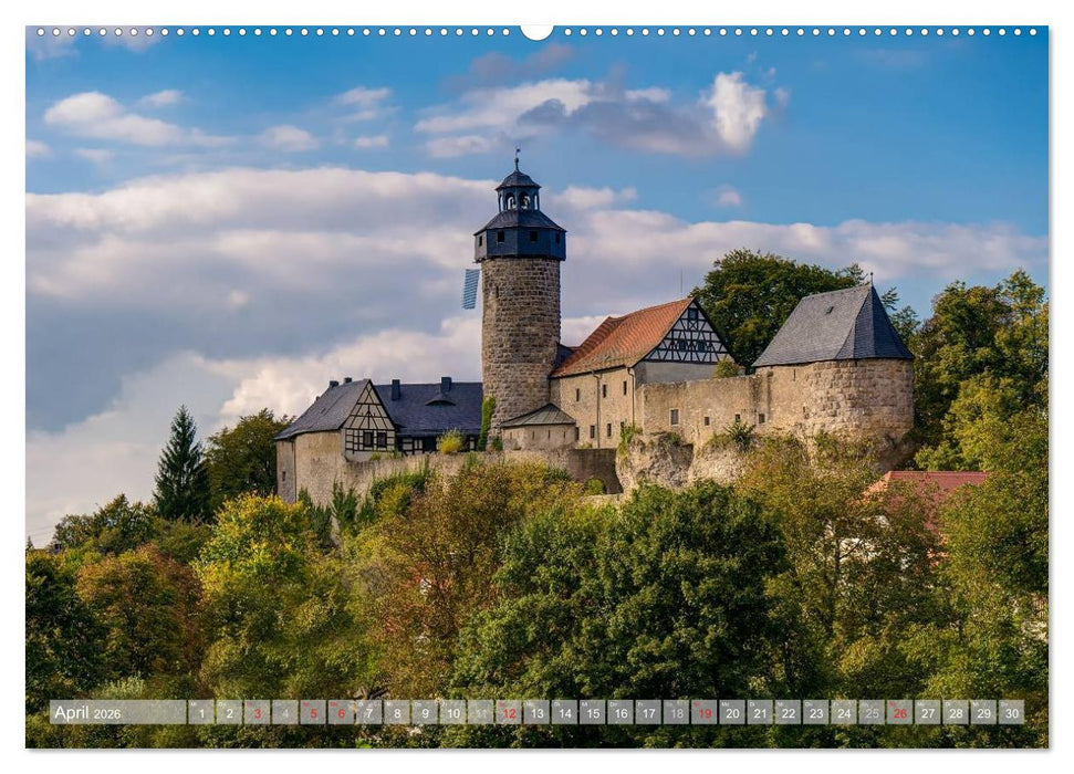 Burgenlandschaft Fränkische Schweiz (CALVENDO Premium Wandkalender 2026)
