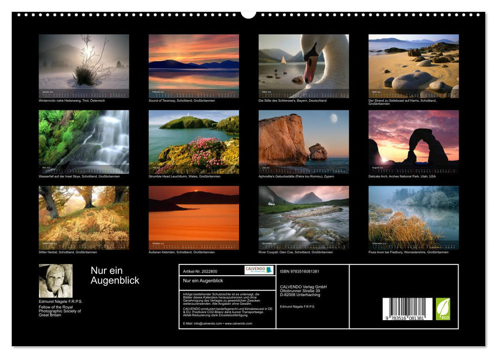 Nur ein Augenblick (CALVENDO Premium Wandkalender 2026)