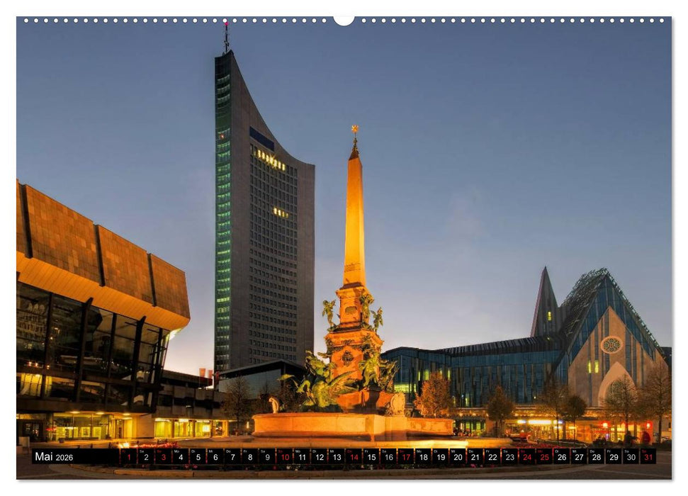 Reise durch Leipzig (CALVENDO Wandkalender 2026)