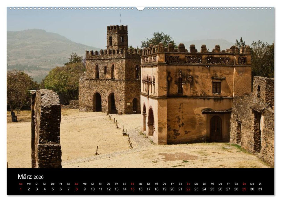 Äthiopien - kulturelle Höhepunkte im orthdoxen Norden (CALVENDO Wandkalender 2026)