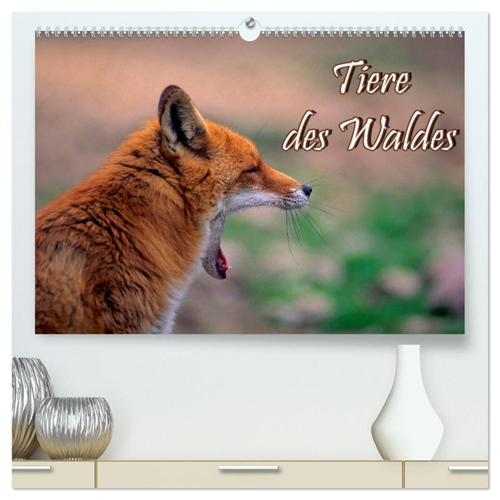 Tiere des Waldes (CALVENDO Premium Wandkalender 2026)