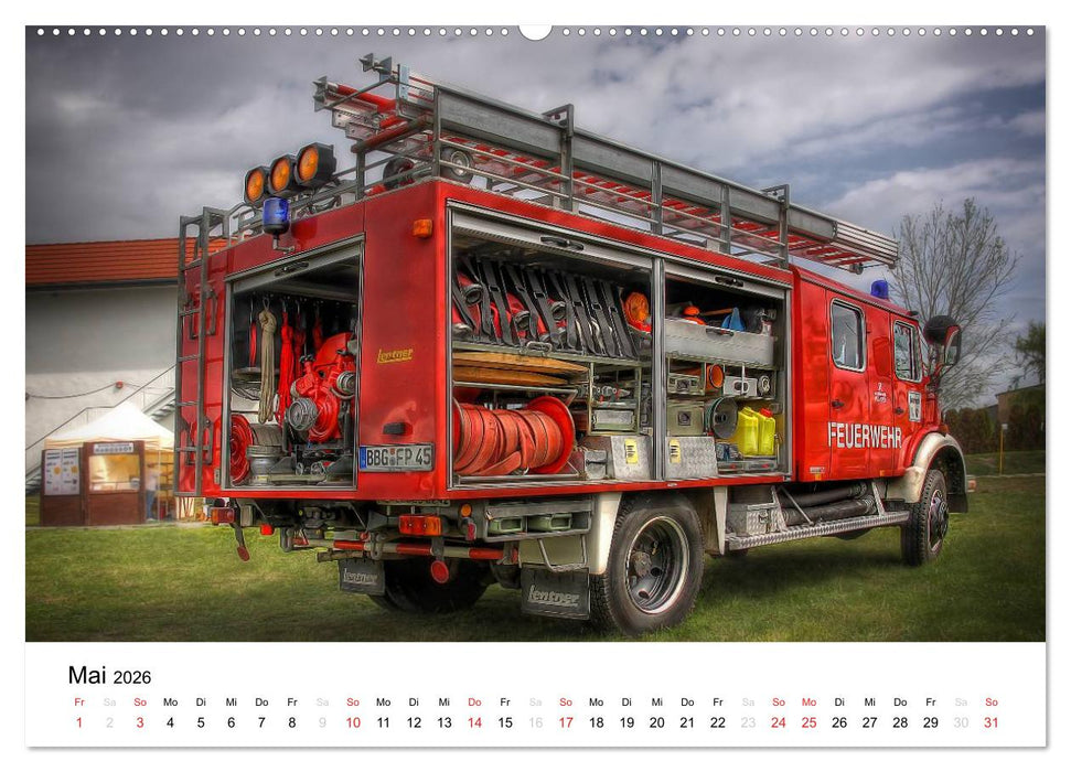 Feuerwehr im Bernburger Land (CALVENDO Wandkalender 2026)
