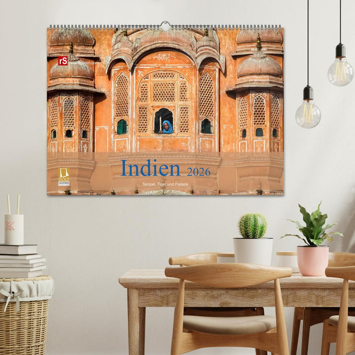 Indien 2026 Tempel, Tiger und Paläste (CALVENDO Wandkalender 2026)