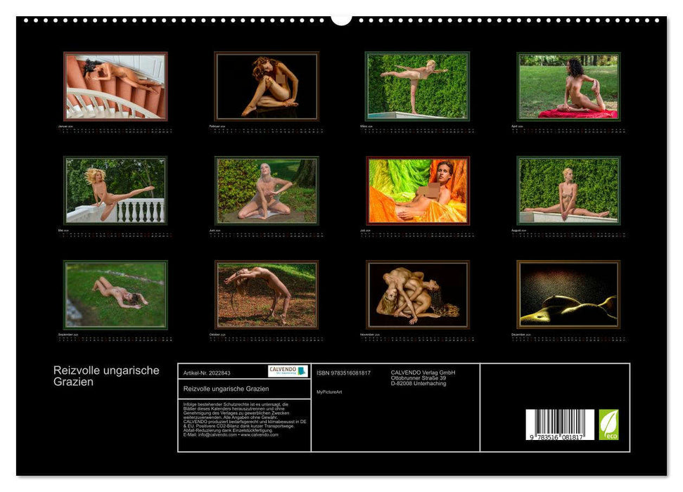 Reizvolle ungarische Grazien (CALVENDO Premium Wandkalender 2026)