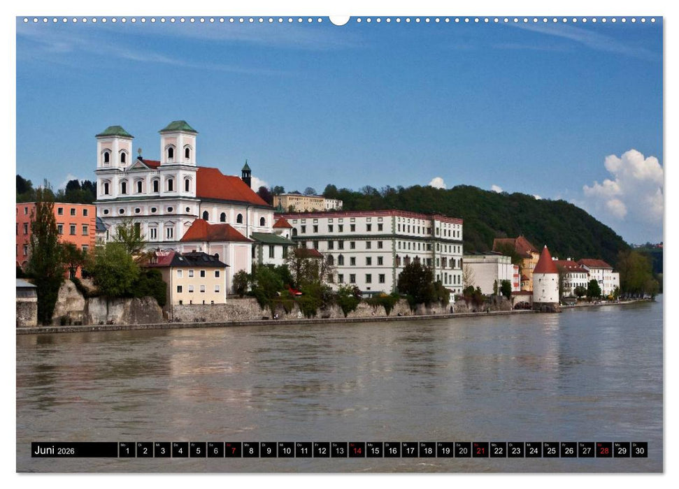 Pittoreskes Passau (CALVENDO Premium Wandkalender 2026)