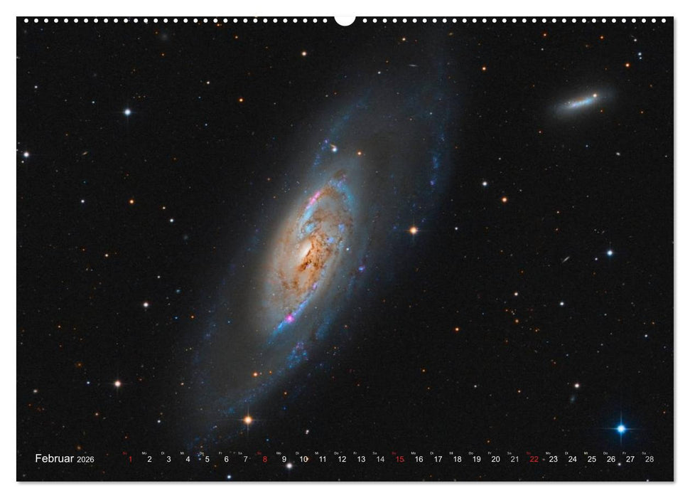 Faszination Galaxien Formenvielfalt der Welteninseln (CALVENDO Premium Wandkalender 2026)