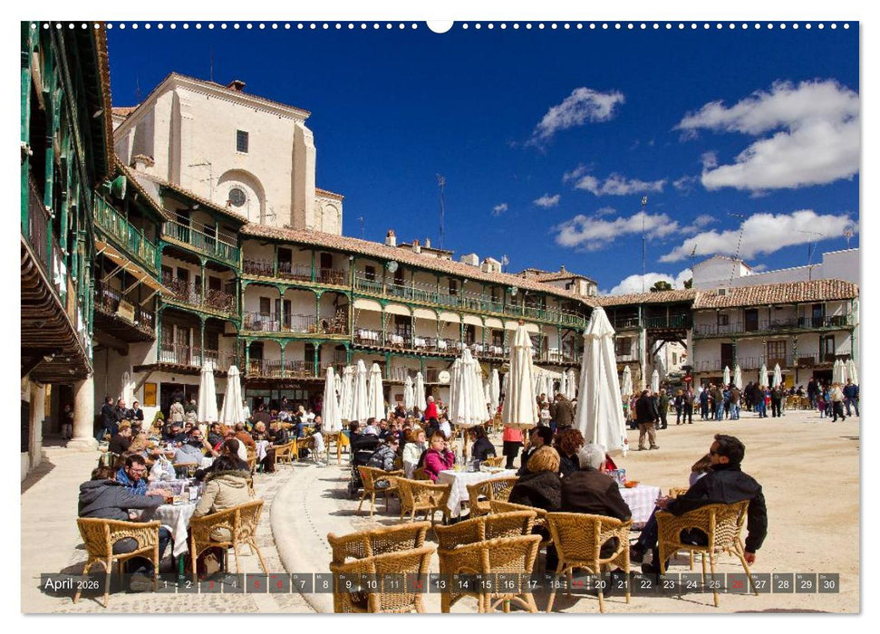 Ausflugziele um Madrid (CALVENDO Premium Wandkalender 2026)