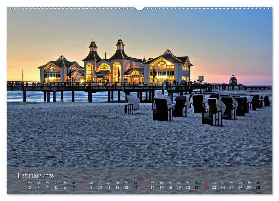 Küstenimpressionen von den Ostseeinseln Rügen und Usedom (CALVENDO Premium Wandkalender 2026)