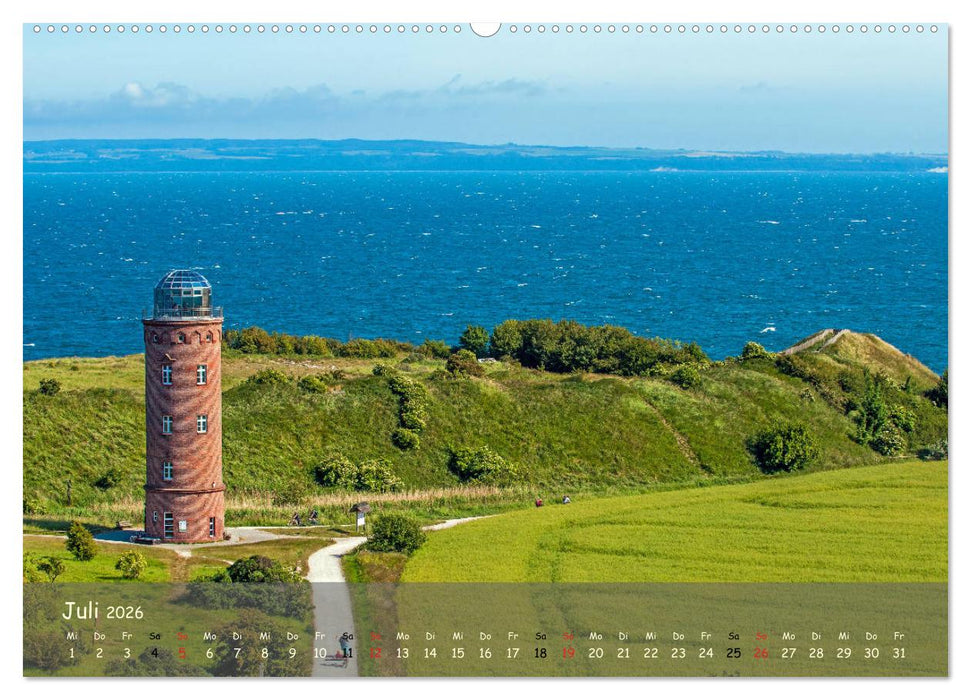 Küstenimpressionen von den Ostseeinseln Rügen und Usedom (CALVENDO Premium Wandkalender 2026)