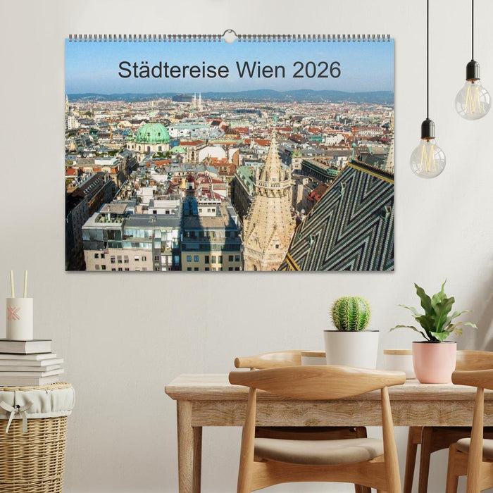 Städtereise Wien (CALVENDO Wandkalender 2026)