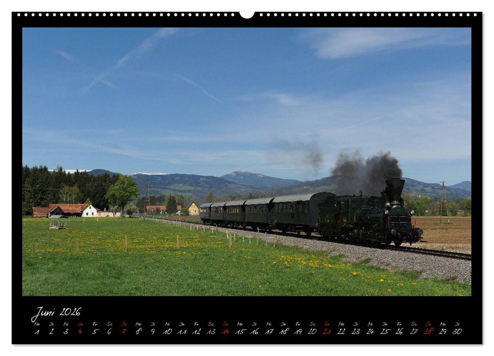 Faszination Dampflokomotive (CALVENDO Wandkalender 2026)