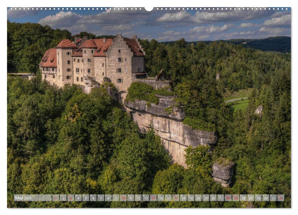 Burgenlandschaft Fränkische Schweiz (CALVENDO Wandkalender 2026)