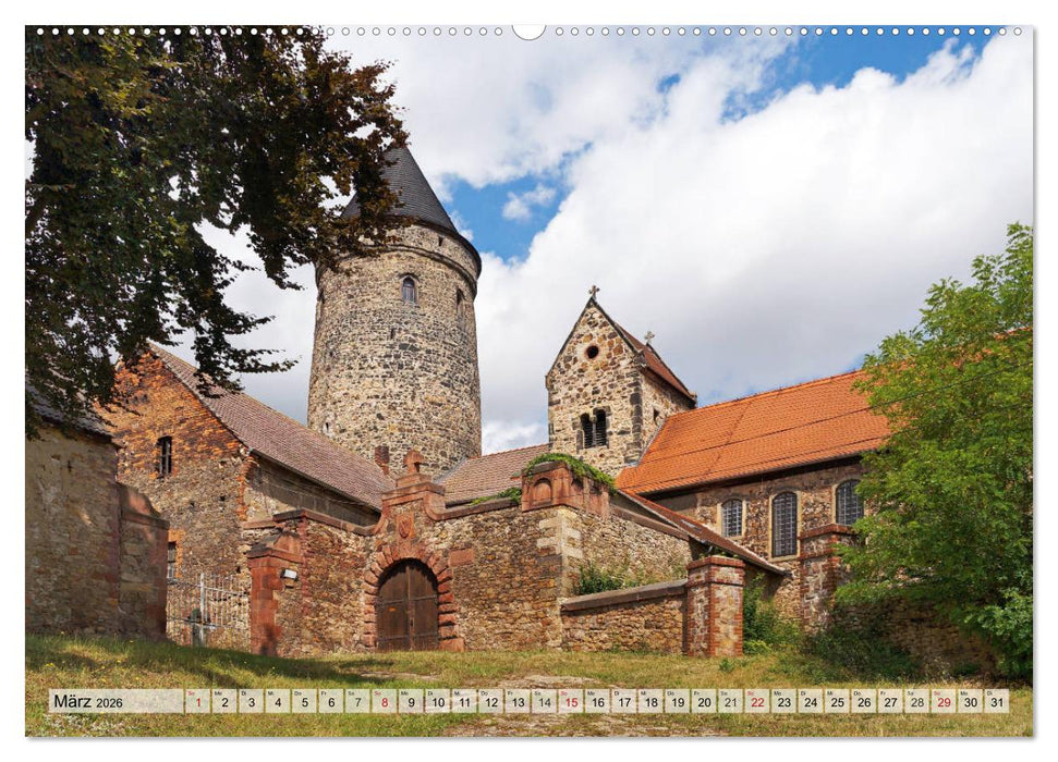 Geheimnisse ostdeutscher Kultur - Schlösser und Burgen (CALVENDO Wandkalender 2026)