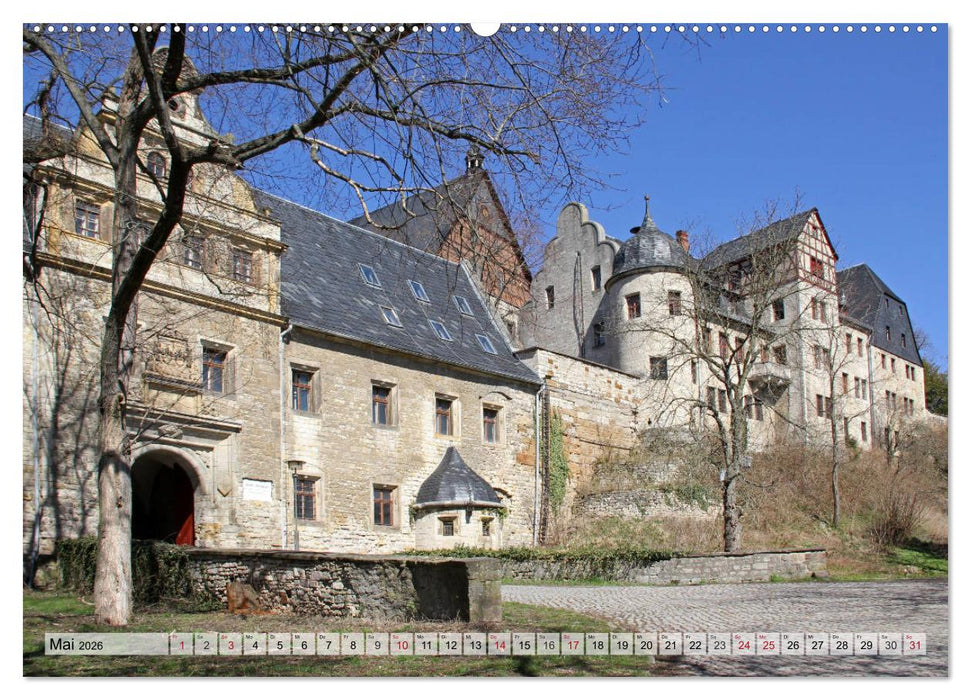 Geheimnisse ostdeutscher Kultur - Schlösser und Burgen (CALVENDO Wandkalender 2026)