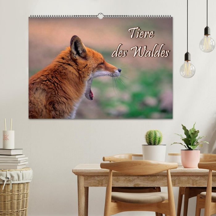 Tiere des Waldes (CALVENDO Wandkalender 2026)