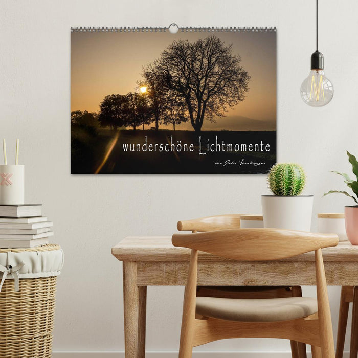 wunderschöne Lichtmomente (CALVENDO Wandkalender 2026)