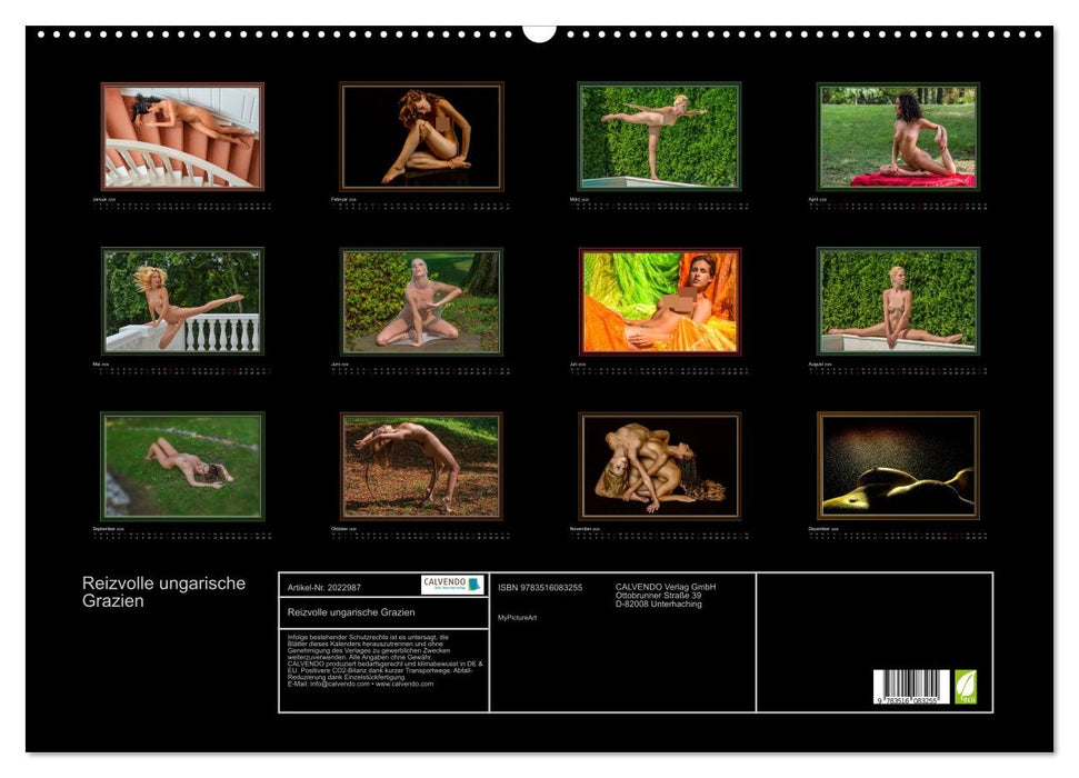 Reizvolle ungarische Grazien (CALVENDO Wandkalender 2026)