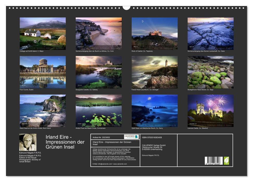 Irland Eire - Impressionen der Grünen Insel (CALVENDO Wandkalender 2026)