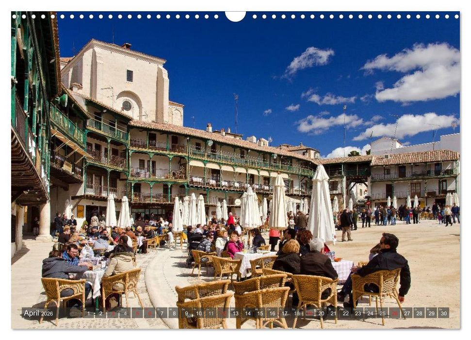 Ausflugziele um Madrid (CALVENDO Wandkalender 2026)