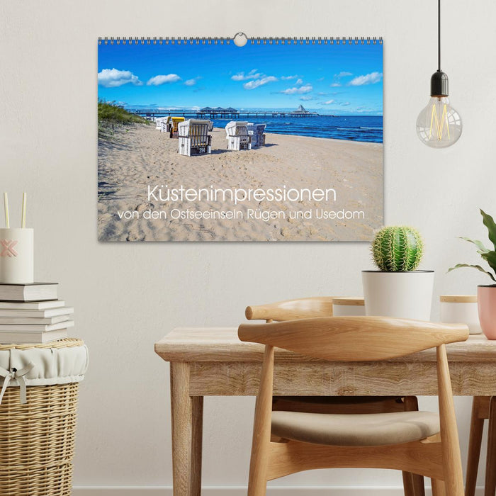 Küstenimpressionen von den Ostseeinseln Rügen und Usedom (CALVENDO Wandkalender 2026)
