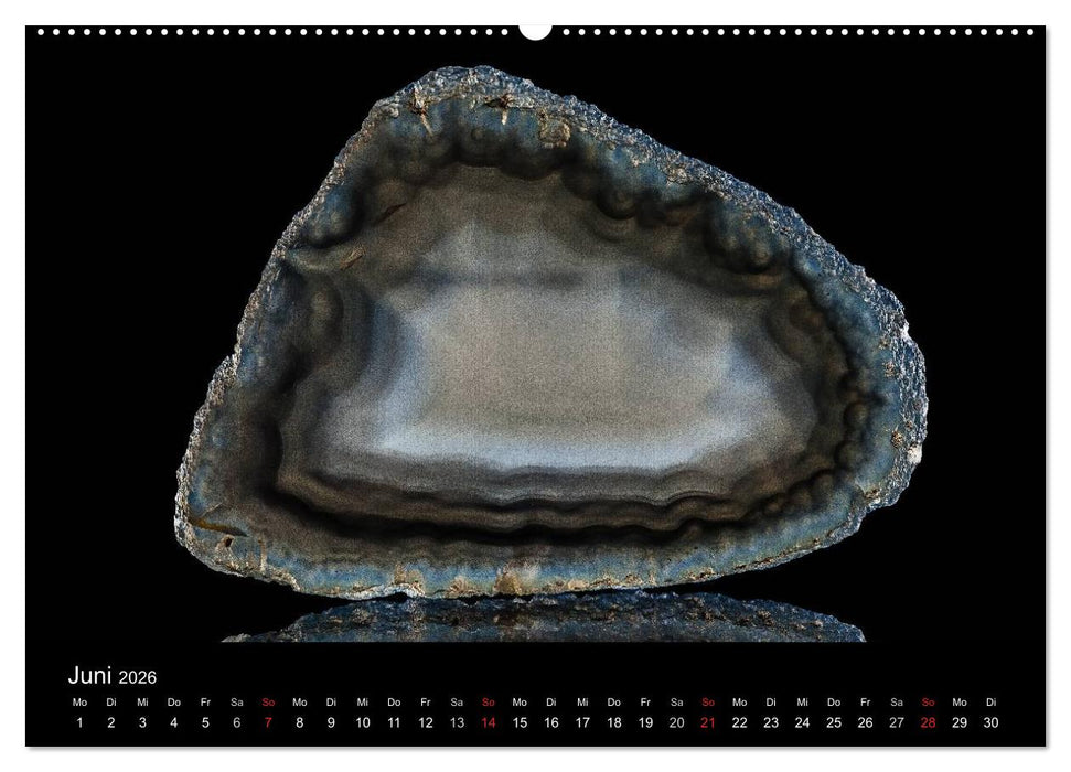 Leuchtende Achate (CALVENDO Premium Wandkalender 2026)