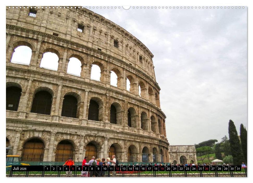 Rom - die Höhepunkte (CALVENDO Premium Wandkalender 2026)