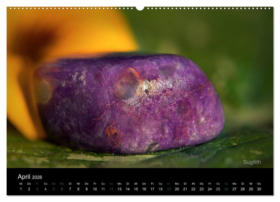 Edelsteine. Wunder der Natur (CALVENDO Premium Wandkalender 2026)