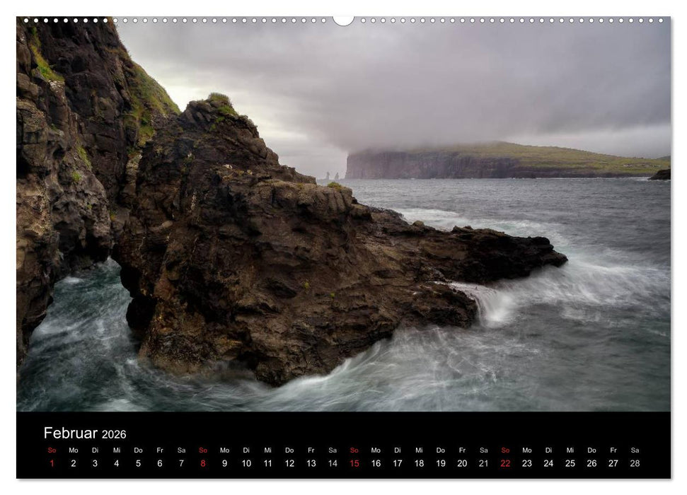 Wunderbare Färöer Inseln (CALVENDO Premium Wandkalender 2026)