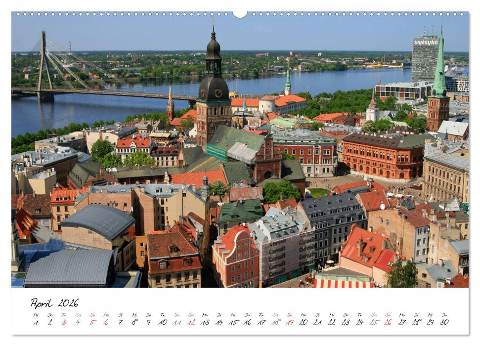 Litauen und Lettland (CALVENDO Premium Wandkalender 2026)