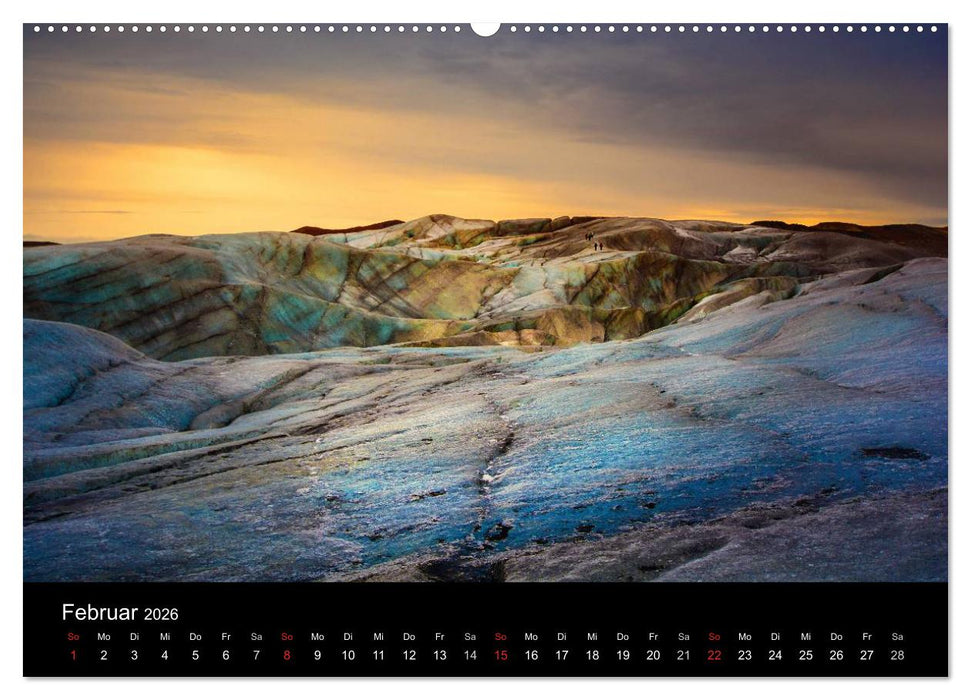 Island - Wundervolle Landschaften (CALVENDO Premium Wandkalender 2026)