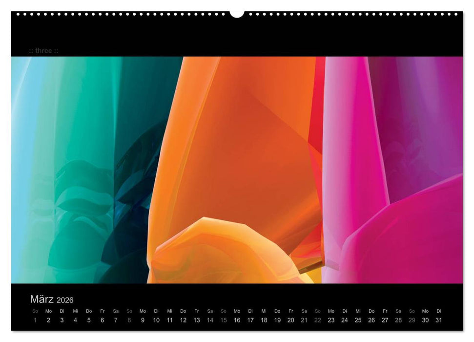Abstrakte Kunst (CALVENDO Premium Wandkalender 2026)