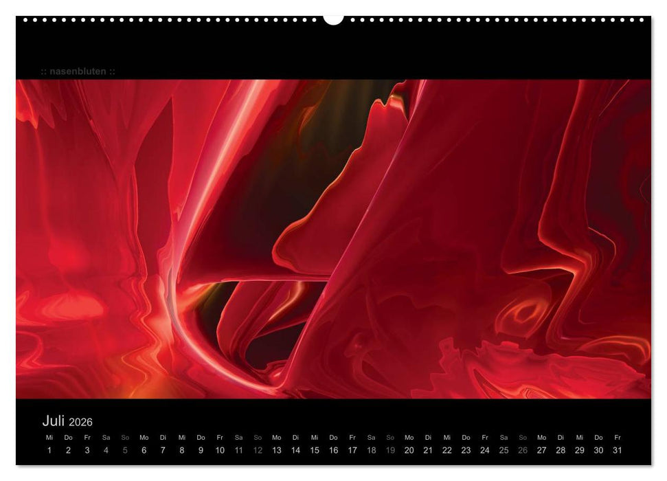 Abstrakte Kunst (CALVENDO Premium Wandkalender 2026)