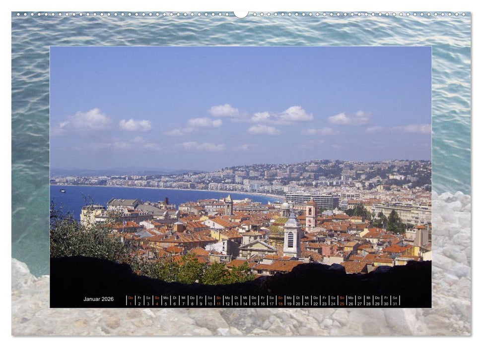 Nizza, Côte d'Azur (CALVENDO Premium Wandkalender 2026)